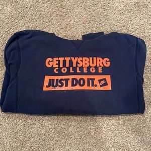 Gettysburg College. Mens hoodie. Size L.